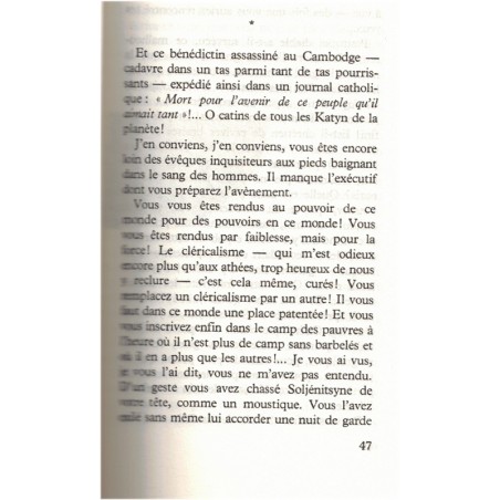 Dieu est Dieu, nom de Dieu, Maurice Clavel, 1976 - spiritualité, catholicisme