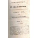 Etudes philosophiques sur le Christianisme, T2, Auguste Nicolas, 1852 - philosophes, âmes du purgatoire, immortalité,,