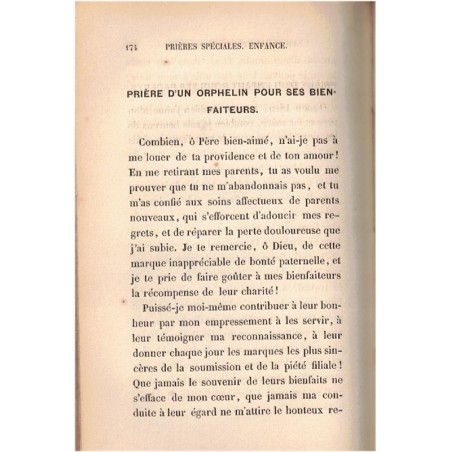 Prières pour les différents âges et les principales circonstances de la vie, Pasteur L. Leblois, 1864 - prières, protestantisme