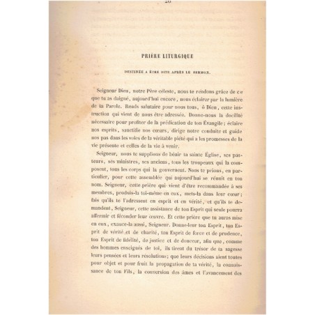 Sermon pour l'ouverture du Consistoire de l'Eglise de la Confession d'Augsbourg, Edouard Verny 1854 -  protestantisme