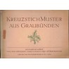 Broderie, point de croix - Kreuzstichmuster aus Graubünden, 1944 - patrons de broderie, couture, Stickerei, Nähen, Deutsch