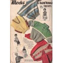 Modes et Travaux août 1953 n°632,  Edouard Boucherit,  - mode 1950, vintage, magazines mode, couture, tricot