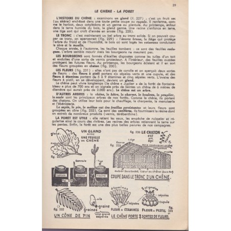Mon mémento de Sciences, écoles rurales de garçons, fin d'études primaires, 1968 - écologie, agriculture