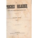 Le Progrès Religieux, année 1877, journal des Eglises protestantes - alsatiques, journaux, protestantisme