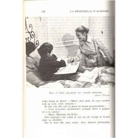 La demoiselle d'Avignon, Frédérique Hébrard, Louis Velle, 1983 - série télévisée, feuilleton, série TV,