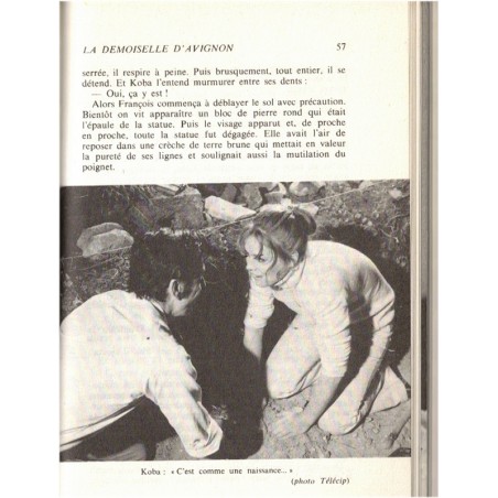 La demoiselle d'Avignon, Frédérique Hébrard, Louis Velle, 1972 - série télévisée, feuilleton, série TV,