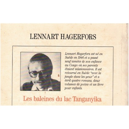 Les baleines du lac Tanganyika, Lennart Hagerfors, 1990 - David Livingstone, Henry Morton Stanley, Afrique, Suède,