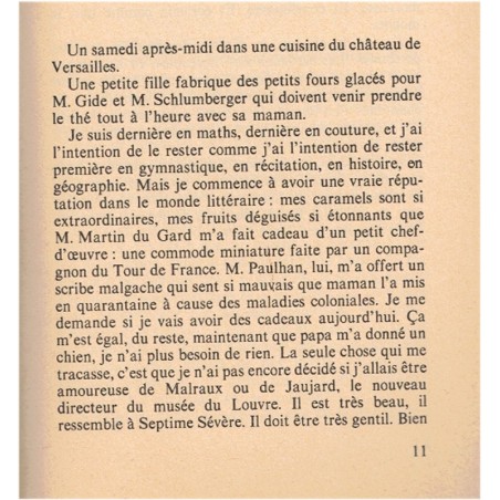 La chambre de Goethe, Frédérique Hébrard, 1981 - guerre 1939/1945, biographie, André Chamson