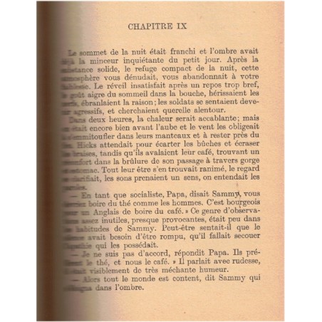 Sans armes ni armures, Robert Henriques, 1941 - militaire anglais