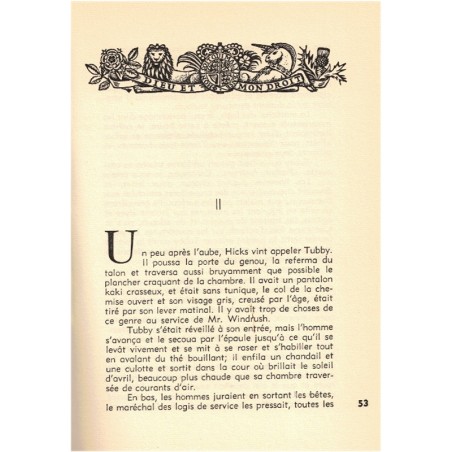 Sans armes ni armures, Robert Henriques, 1953 - militaire anglais