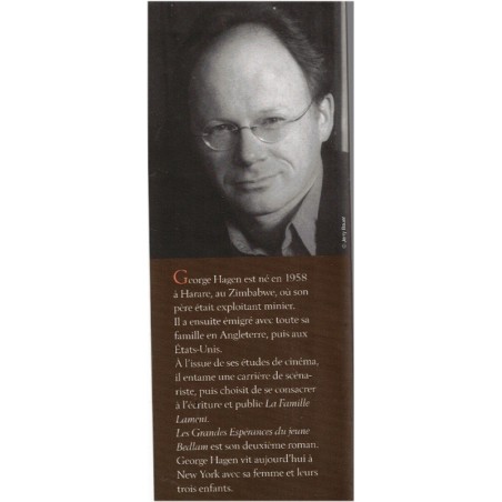 Les grandes espérances du jeune Bedlam, George Hagen, 2009 - destin d'un jeune homme, Edimbourg, Afrique du Sud, saga familiale
