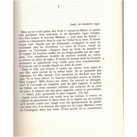 Le Patron, Marcel Haedrich, 1964 - roman, grand patron, Occupation, guerre 1939/45, Lyon