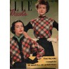 Elle tricote, 28 février 1949 - cinéma, mode 1950, vintage, magazine Elle, tricot, Jean Gabin, Madeleine Robinson
