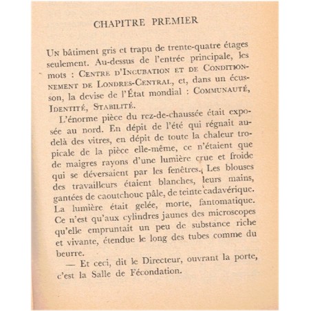 Le meilleur des mondes, Aldous Huxley, 1967 -, fantasy, science fiction,  wokisme