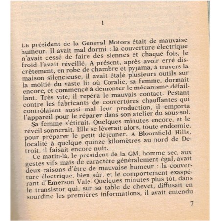 Detroit, Arthur Hailey, 1975 - empire automobile, Detroit Michigan, scandales,
