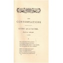Les Contemplations, T2 Aujourd'hui 1843-1856, Victor Hugo - poèmes, littérature XIXe siècle