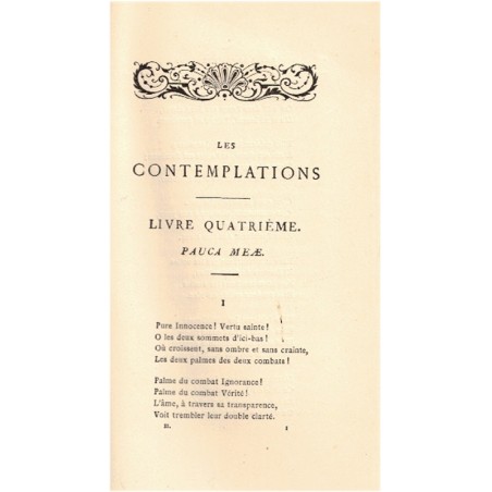 Les Contemplations, T2 Aujourd'hui 1843-1856, Victor Hugo - poèmes, littérature XIXe siècle
