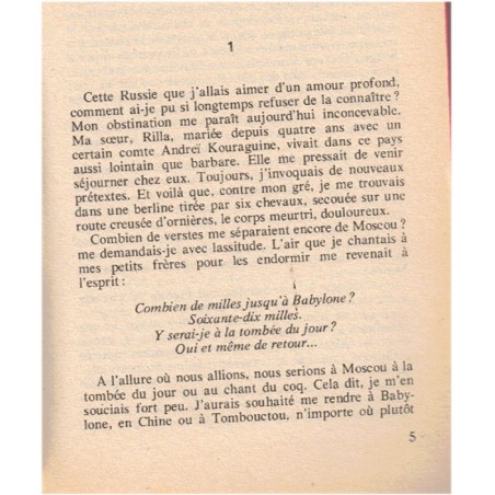 Interroge le vent, Constance Heaven, 1978 - Russie impériale, aristocratie russe, roman d'amour