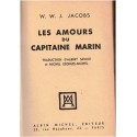 Les amours du Capitaine Marin, William Wymark Jacobs, 1932 - aventures en mer, littérature anglaise, dos cuir rainures,