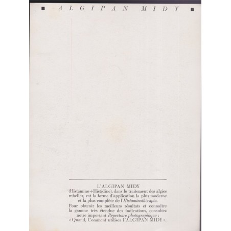 Paris, pochette publicitaire des Laboratoires Midy - publicité