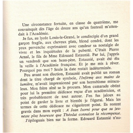 La fièvre verte, Jacques Isorni, 1975 - Académie française, Immortels, Académiciens