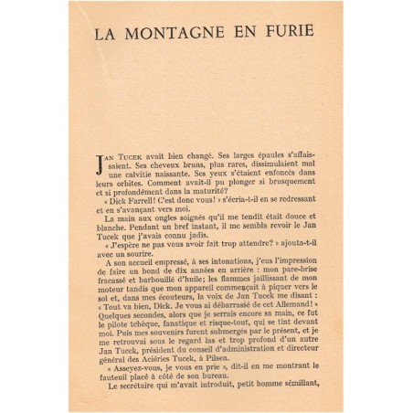 La montagne en furie, Hammond Innes, 1952 - roman anglais