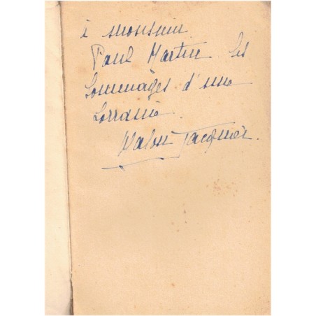 Es-tu heureuse ? Roman de l'amour, Malou Jacquier, 1936  - dédicacé, roman sentimental,