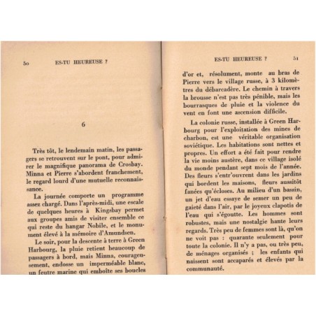 Es-tu heureuse ? Roman de l'amour, Malou Jacquier, 1936  - dédicacé, roman sentimental,