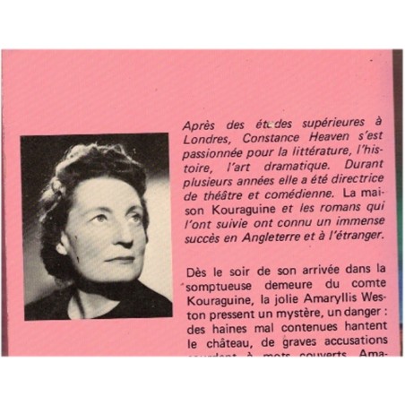 La maison Kouraguine, Constance Heaven, 1978 - Russie impériale, aristocratie russe, roman d'amour