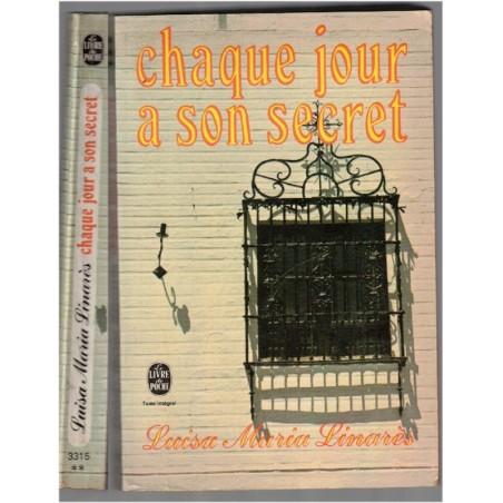 Chaque jour a son secret, Luisa-Maria Linarès, 1972 - mystère, écrivain espagnol,