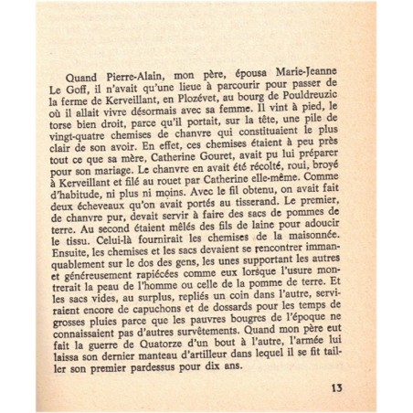 Le cheval d'orgueil, Pierre Jakez Helias, 1983 - mémoires d'un Breton, pays bigouden, Bretagne,