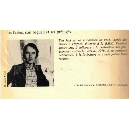 Un amour irlandais, Tim Jeal, 1981 - Angleterre victorienne, rivalité entre frères