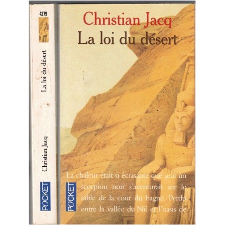 Le Juge d'Egypte, T2, La loi du désert, Christian Jacq, 1995 - Egypte ancienne, Ramsès II, dynastie pharaons, Antiquité, mystère