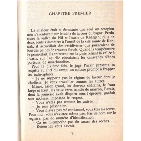 Le Juge d'Egypte, T2, La loi du désert, Christian Jacq, 1995 - Egypte ancienne, Ramsès II, dynastie pharaons, Antiquité, mystère