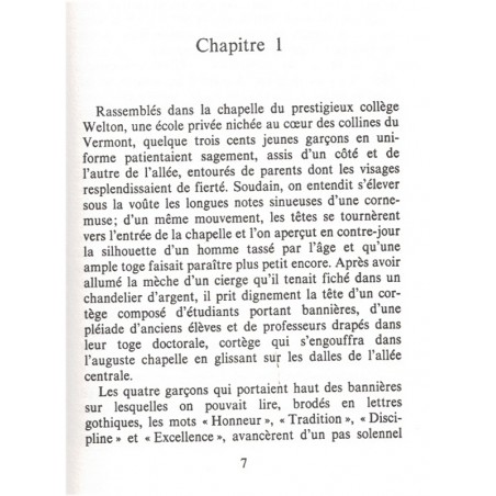 Le cercle des poètes disparus, N.H. Kleinbaum, 1991 - collège du Vermont