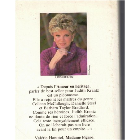 A nous deux, Manhattan, Judith Krantz, 1987 - empire de presse, roman d'amour