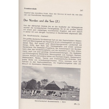 Handel Wirtschaft und Fremdenverkehr, Koscher, 1974, manuel d'allemand, université
