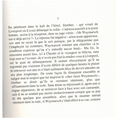 Les ambassadeurs, Henry James - Amérique puritaine, collection du XXe siècle