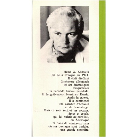 Un heureux mariage, Heinz Konsalik, 1980 - soldat front russe, imposture, roman d'amour