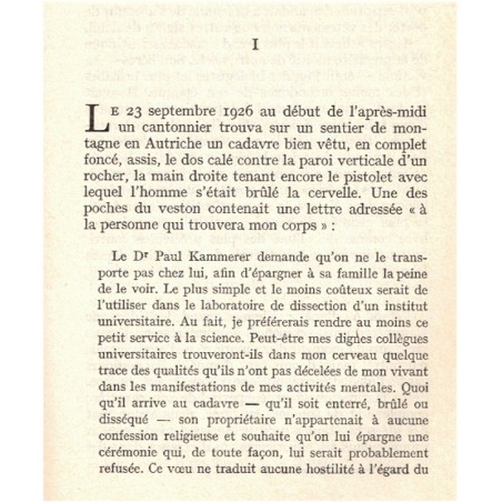 L'étreinte du crapaud, Arthur Koestler, 1972 - évolution de l'espèce, roman scientifique,