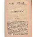 Sans famille, T1, Hector Malot, 1943 - enfant abandonné,  saltimbanques, littérature jeunesse, Flammarion
