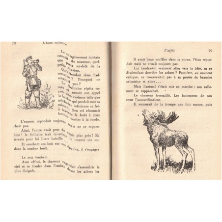 L'élan solitaire, Vitaly Bianki, 1957 - Finlande, conte russe, nature sauvage, animaux sauvages, mille épisodes