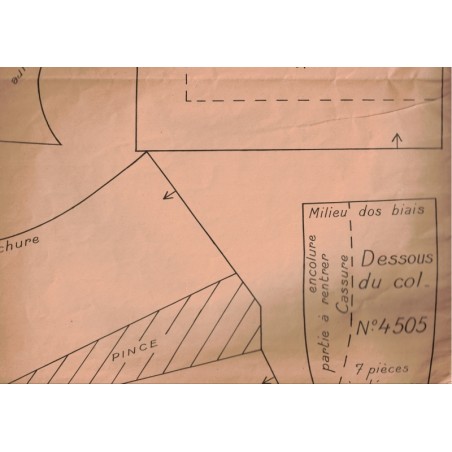 Les patrons Jeunesse, veste vague  - mode 1950, vintage, magazines mode, couture, patron de couture