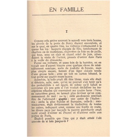 En famille, T1, Hector Malot, 1949 - enfant abandonné,  saltimbanques, littérature jeunesse, Flammarion