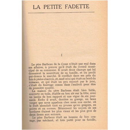 La petite Fadette, George Sand, 1949 - littérature jeunesse, Flammarion