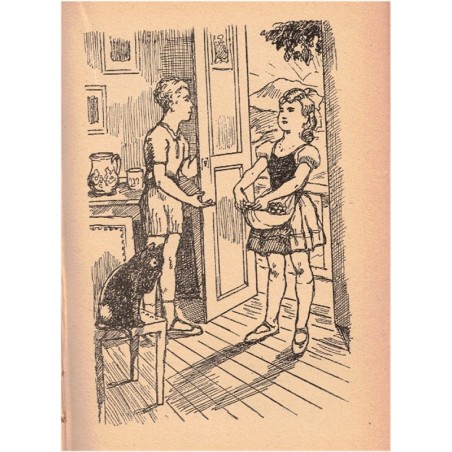Kornelli, Johanna Spyri, 1949 - enfants à la montagne, littérature jeunesse, Flammarion
