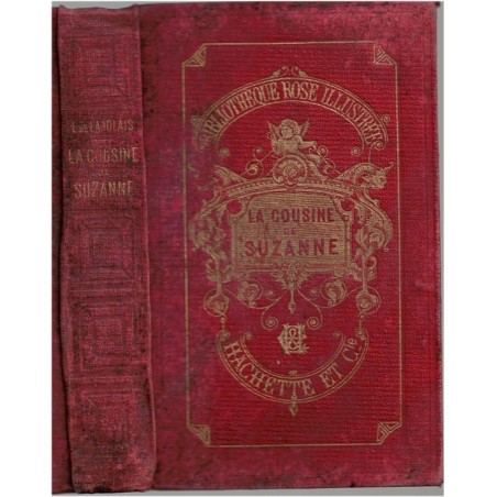 La cousine de Suzanne, de Lajolais, François Deschamps, 1905 - petite fille, littérature jeunesse, rose illustrée
