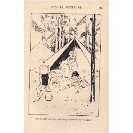 La maison sens dessus dessous, Colette Vivier, 1932 - maison à la campagne, enfants au XIXe s., Bibliothèque Rose Illustrée
