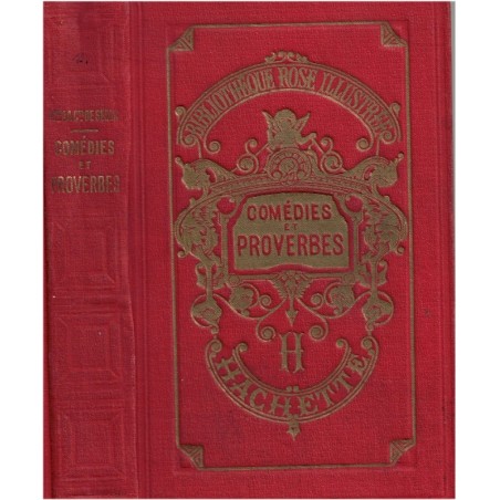 Comédies et proverbes, Comtesse de Ségur, 1929 - contes, théâtre enfants, littérature jeunesse, Rose illustrée,