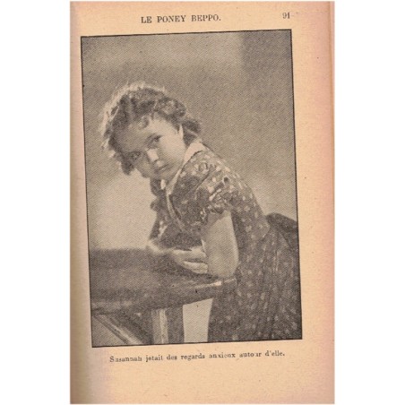 Susannah de la Police Montée, Muriel Denison, 1948 - Shirley Temple, cinéma, Amérique, indiens, acteurs,  rose illustrée